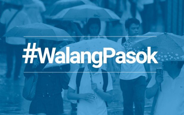 A list of class suspensions for August 3, 2023, due to the southwest monsoon or habagat